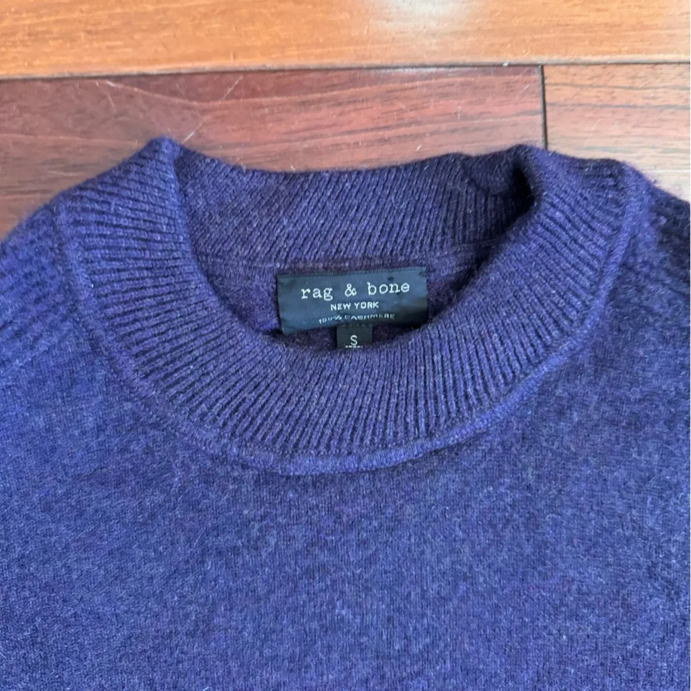 RAG & BONE 100% cashmere LOGAN Sweater - Picture 6 of 10